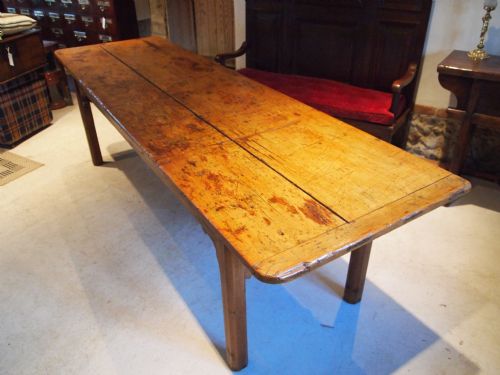 fig 1. Table George III Pine refectory table c1810