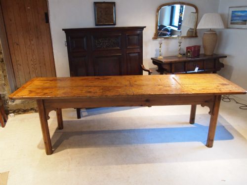 fig 2. Table George III Pine refectory table c1810