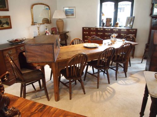 fig 3. Table George III Pine refectory table c1810
