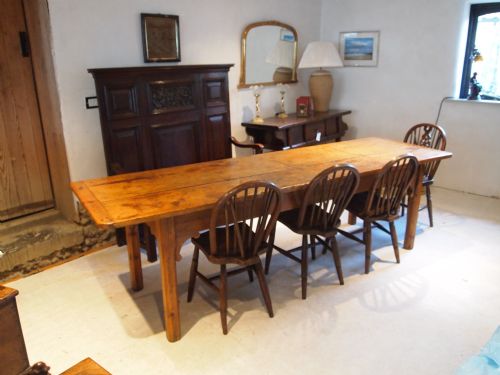 fig 4. Table George III Pine refectory table c1810
