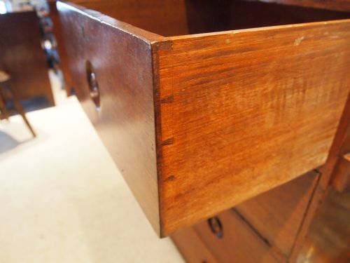 fig 4. Chest of drawers Military Campaign rare naval George IV Camphor wood c1820 small size