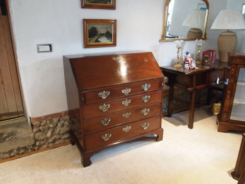 Bureau Desk George III Mahogany C1790
