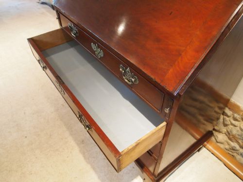 fig 4. Bureau desk George III Mahogany c1790