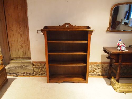 Bookcase Arts and Crafts Oak C1900 Adjustable Shelves