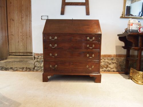 Bureau Desk George III Mahogany C1790 Small Size