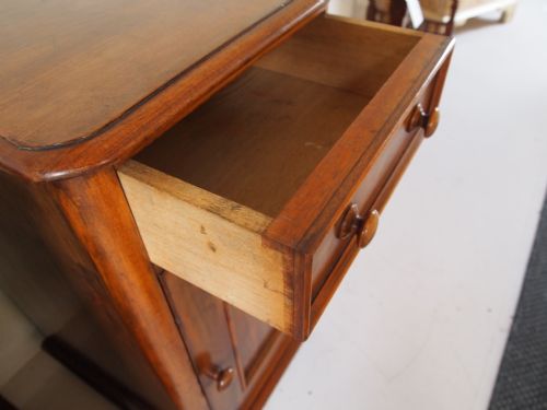 fig 2. Cupboards cabinets bedsides Victorian Mahogany c1880 part of bedroom suite