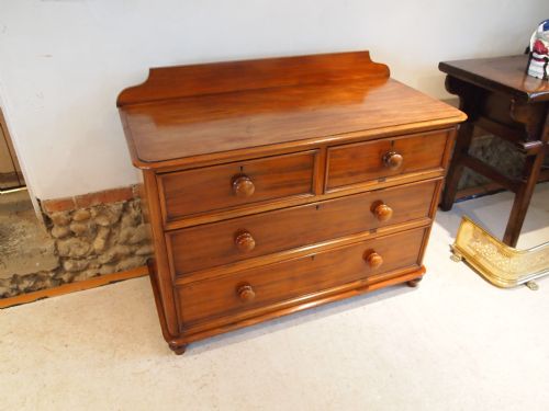 fig 1. Chest of drawers Victorian Mahogany c1880 part of a whole bedroom suite