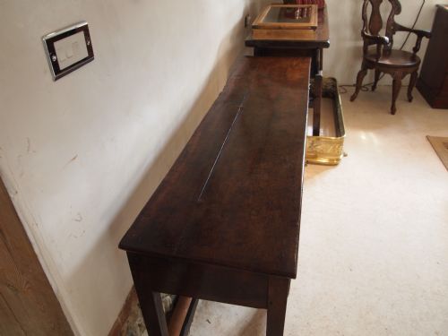 fig 3. Dresser George II Oak c1750 wonderful colour