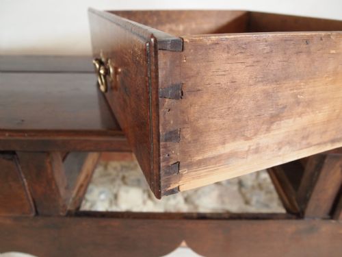 fig 4. Dresser George II Oak c1750 wonderful colour