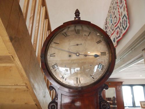 Clock Fine Quality Mahogany Longcase Clock Brockbanks Regulator London C1820