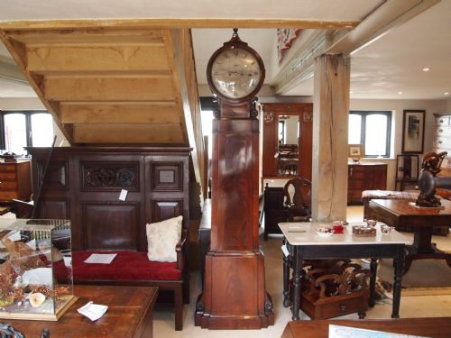 fig 1. Clock Fine quality Mahogany longcase clock Brockbanks regulator London c1820