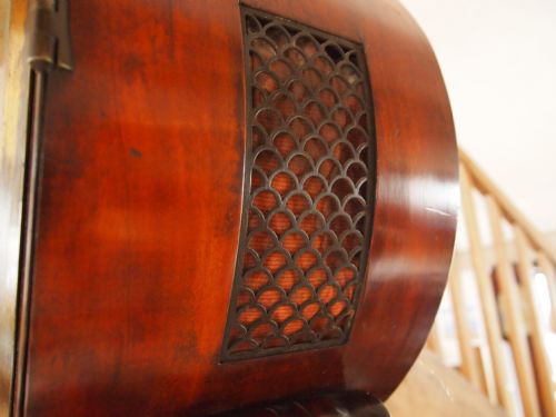 fig 4. Clock Fine quality Mahogany longcase clock Brockbanks regulator London c1820