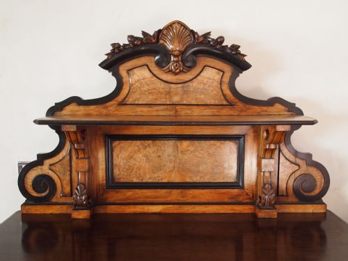 fig 2. Sideboard chiffonier credenza burr and figured Walnut Beidermeier c1840