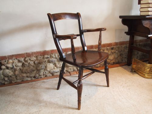 Chair Victorian Windsor Knife Back Beech and Elm C1870