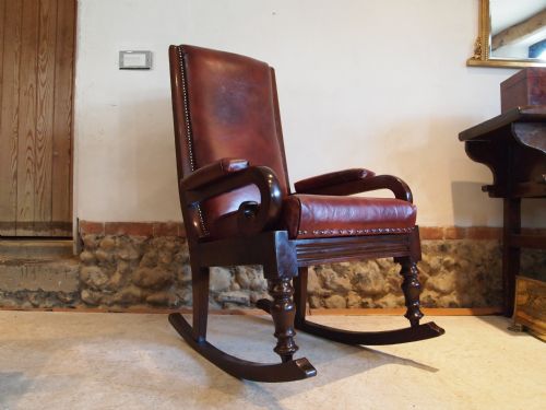 Chair Rocking Chair Early Victorian Mahogany C1840