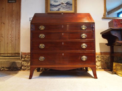 Bureau Desk George III Mahogany C1790