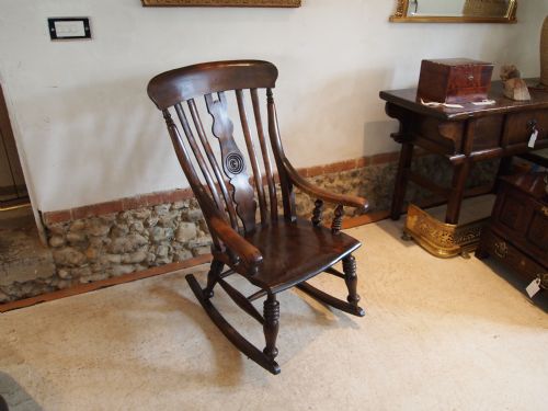 Chair Victorian Windsor Thames Valley Rocking Chair C1880