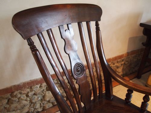 fig 4. Chair Victorian Windsor Thames Valley rocking chair c1880