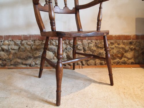 fig 1. Chair Victorian Windsor armchair c1860 Thames Valley