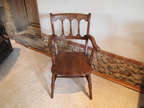 fig 3. Chair Victorian Windsor armchair c1860 Thames Valley