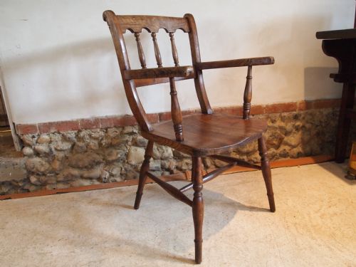 fig 4. Chair Victorian Windsor armchair c1860 Thames Valley