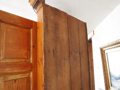 fig 3. Cupboard cabinet corner George III Pine c1780