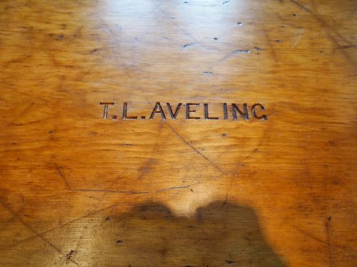 fig 3. Blanket box Victorian Pine coffer seamans chest George Waters T L Aveling c1875