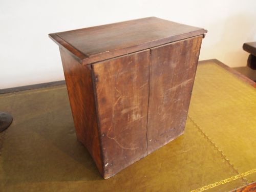 fig 3. Chest of drawers jewellery box apprentice piece Victorian Mahogany c1890