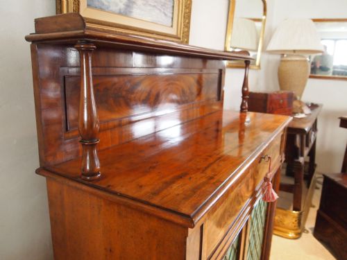 fig 1. Chiffonier secretaire sideboard Regency Mahogany c1825