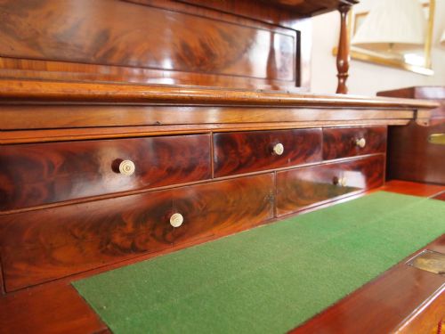 fig 3. Chiffonier secretaire sideboard Regency Mahogany c1825