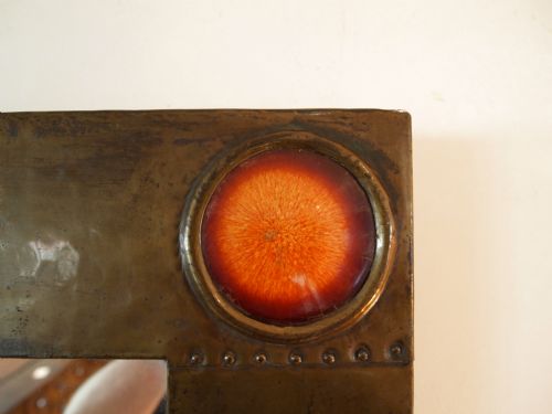 fig 4. Mirror Arts and Crafts Ruskin cabachon enamels Liberty & co c1900