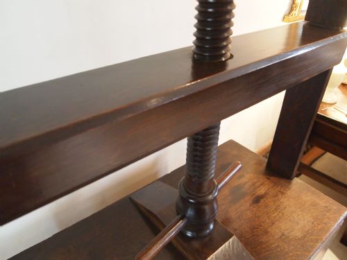 fig 3. Chest of drawers George III linen press Oak c1780