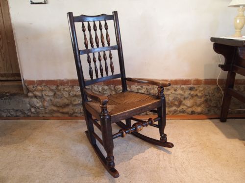 Chair Rocking Chair Ash George III C1790 Lancashire/cheshire Region