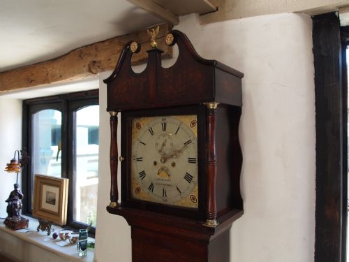 Clock Longcase Grandfather Clock J Couzens Langport Somerset C1800