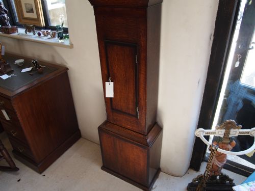 fig 1. Clock longcase Grandfather clock J Couzens Langport Somerset c1800