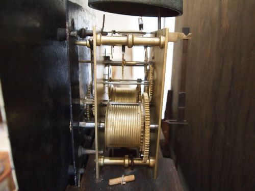 fig 2. Clock longcase Grandfather clock J Couzens Langport Somerset c1800