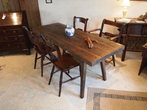 Table Oak George IV Two Plank Top C1820
