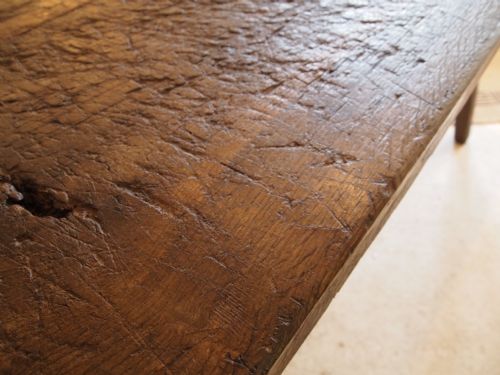 fig 2. Table Oak George IV two plank top c1820