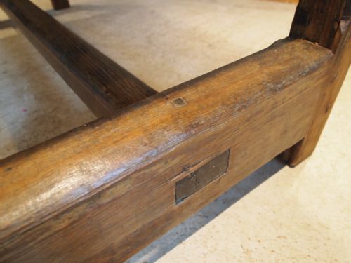 fig 3. Table refectory kitchen dinning George III pitch pine c1790