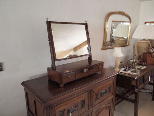 Mirror George III Mahogany Box Mirror with Key C1790