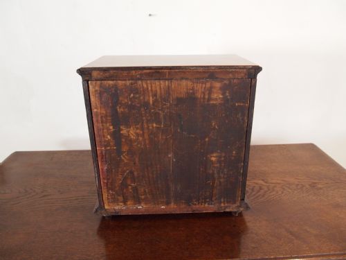 fig 4. Chest of drawers Victorian Mahogany apprentice piece Jewellery box c1880