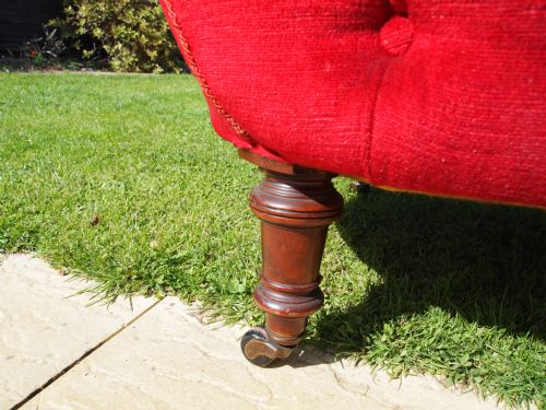 fig 2. Sofa Settee Victorian buttoned back two seater c1860