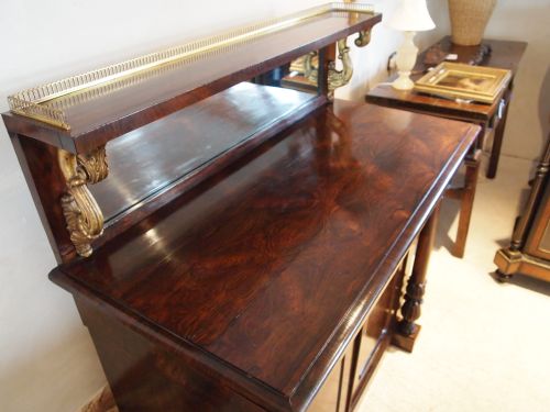 fig 1. Chiffonier sideboard dresser early Victorian Rosewood c1840