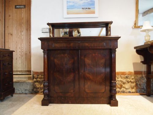 fig 4. Chiffonier sideboard dresser early Victorian Rosewood c1840