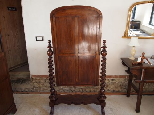 fig 3. Mirror Fine quality Victorian Mahogany cheval mirror c1860