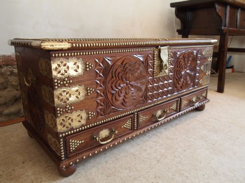 Coffer Chest Zanzibar Chest Camphor Wood C1920