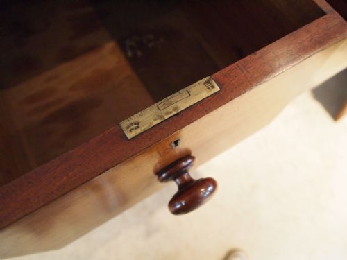 fig 2. Chest of drawers Victorian Mahogany slim only 31 inches wide c1880