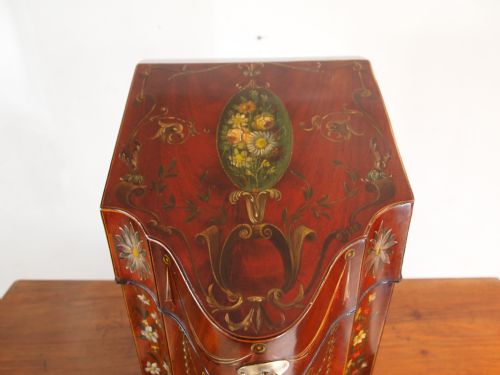 fig 4. Tantalus Decanter box George III Sheraton period c1780