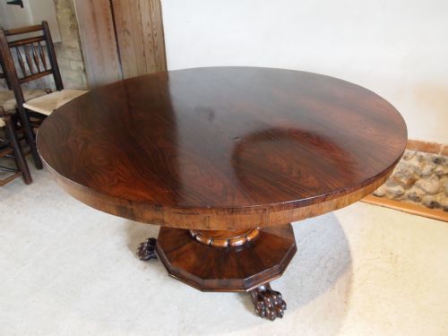 fig 1. Table Victorian Rosewood dining table great size fine quality c1840