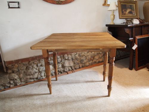 fig 2. Table Victorian Pine cottage dining table c1860
